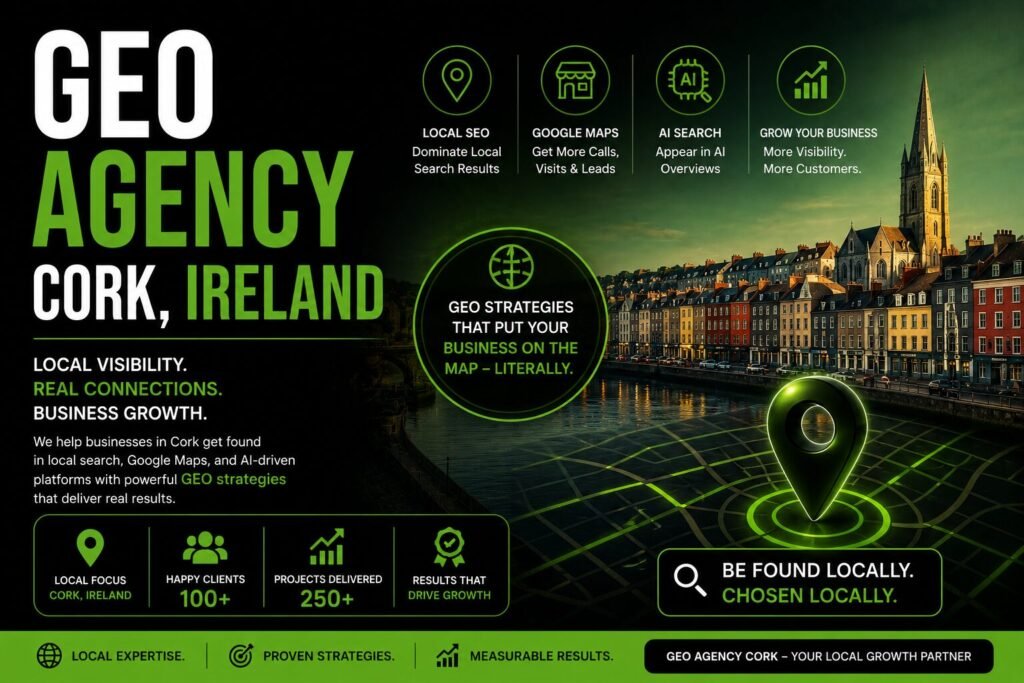 GEO agency Cork Ireland team building AI citation strategy Generative engine optimization Cork content structure workshop AI overview optimization Cork dashboard tracking Google AI results Answer engine optimization Cork FAQ schema implementation Perplexity optimization agency Ireland reviewing citation report Topaz SEO Cork specialist mapping how to rank on ChatGPT