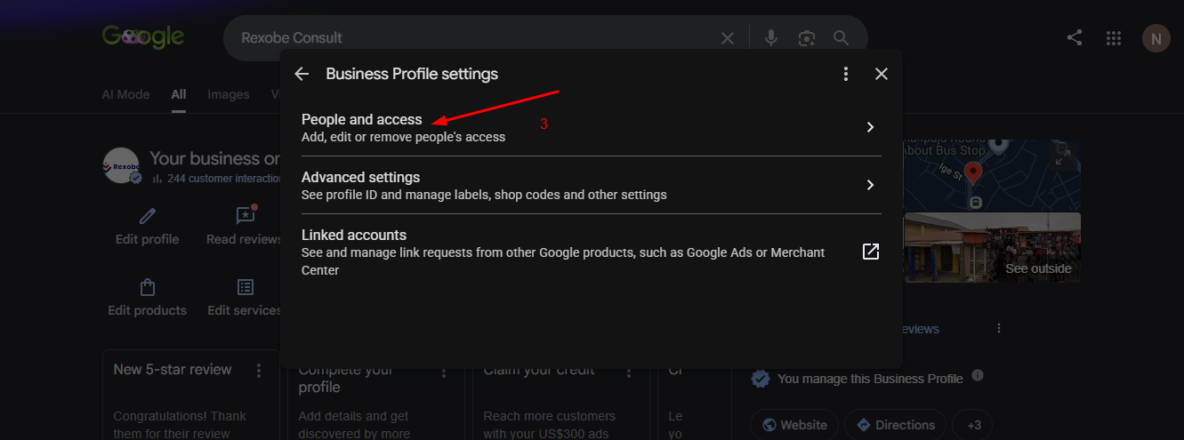 Step 3: Select Settings