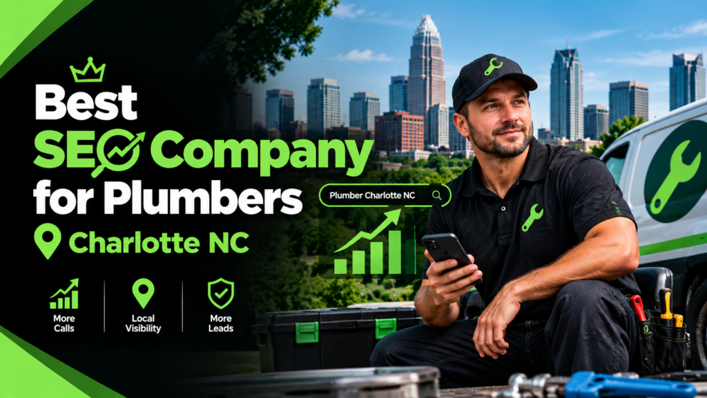 Topaz SEO logo, best plumber SEO agency Charlotte Who is the best SEO company for plumbers in Charlotte NC comparison chart Top home services SEO company NC client results Who does SEO for contractors: roofer, plumber, HVAC examples How to book more plumbing jobs checklist Phone ringing for plumbers call tracking report Bespoke plumber website and landing page design